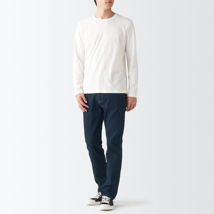 Muji Stretch Denim Slim Jeans Herren Navy | VH7Y0Y33B