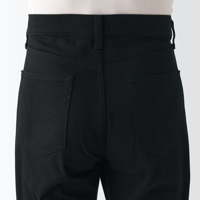 Muji Stretch Denim Slim Jeans Herren Schwarz | EK1Z7F83J