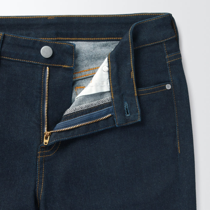 Muji Super Stretch Denim Skinny Jeans Damen Navy | IF1C9Q14J