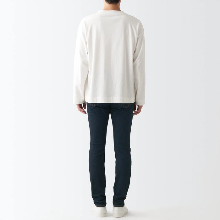 Muji Super Stretch Denim Skinny Jeans Damen Navy | WE4P9K56I