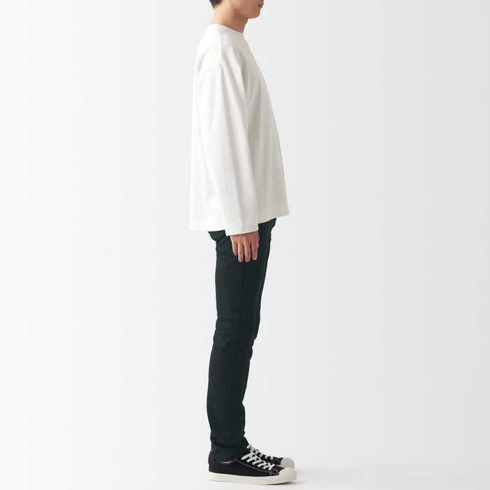 Muji Super Stretch Denim Skinny Jeans Herren Schwarz | XA2U1A43K