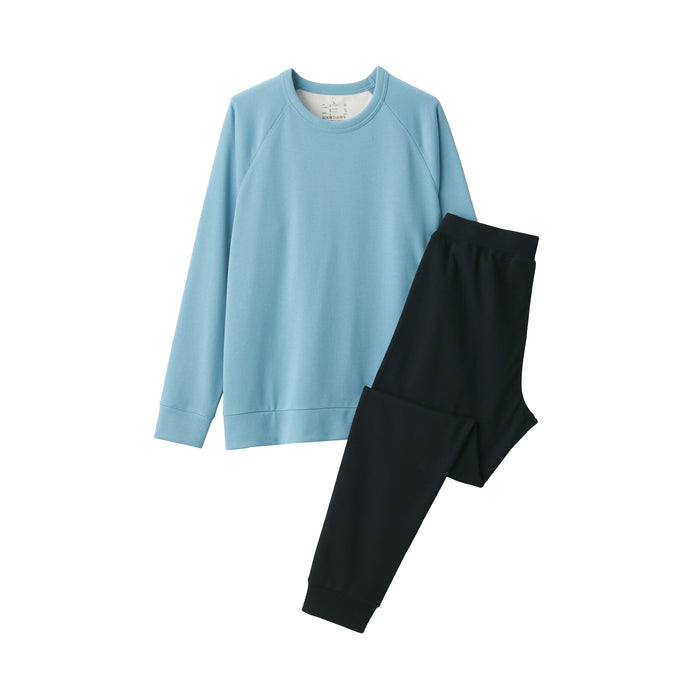 Muji Sweatshirt Loungewear Pyjama Herren Blau | YS7F3R16Q