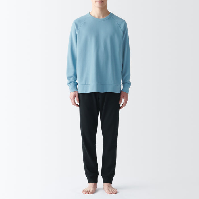 Muji Sweatshirt Loungewear Pyjama Herren Blau | YS7F3R16Q