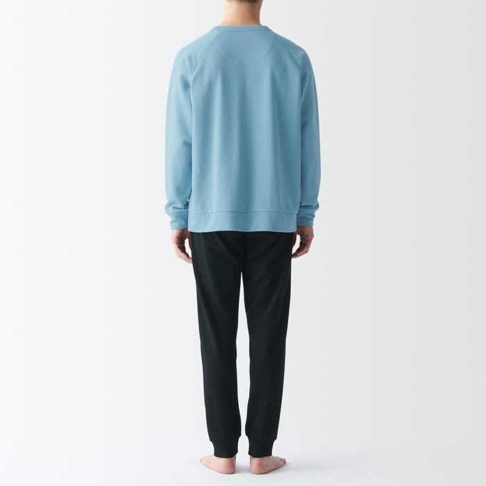 Muji Sweatshirt Loungewear Pyjama Herren Blau | YS7F3R16Q