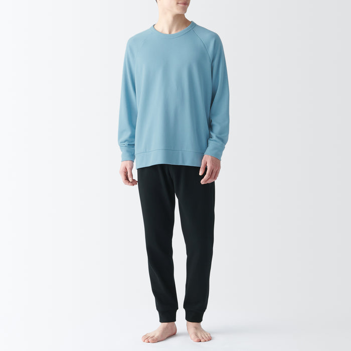 Muji Sweatshirt Loungewear Pyjama Herren Blau | YS7F3R16Q