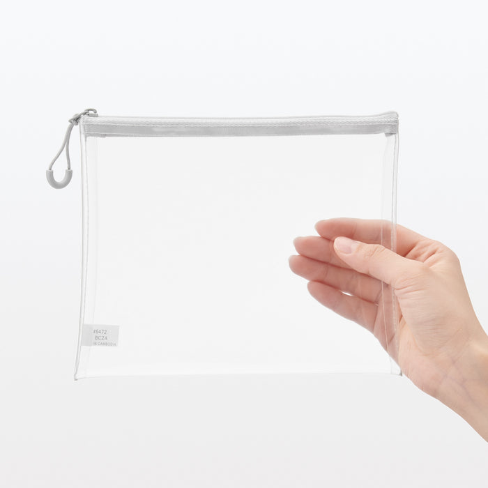 Muji TPU Clear Kulturbeutel Damen Weiß | AR3R9R40L
