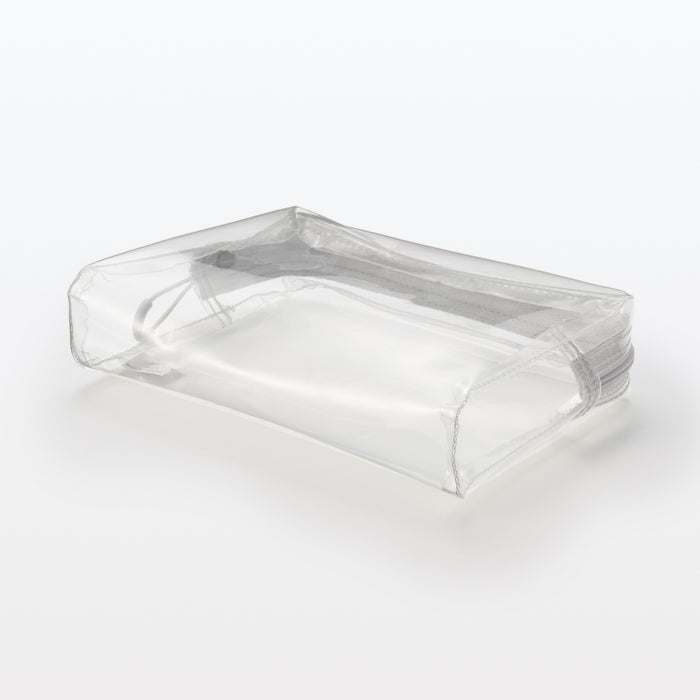 Muji TPU Clear Kulturbeutel Damen Weiß | RU8P8B58A