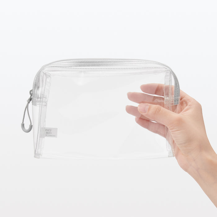 Muji TPU Clear Kulturbeutel Damen Weiß | RU8P8B58A
