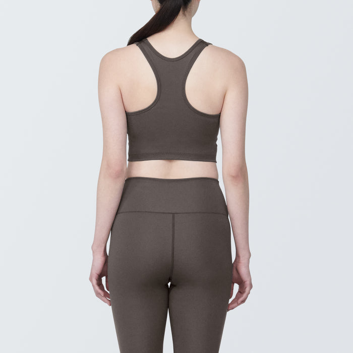 Muji UV Protection Quick Dry Sport BH Damen Schokolade | DY8O0S40B