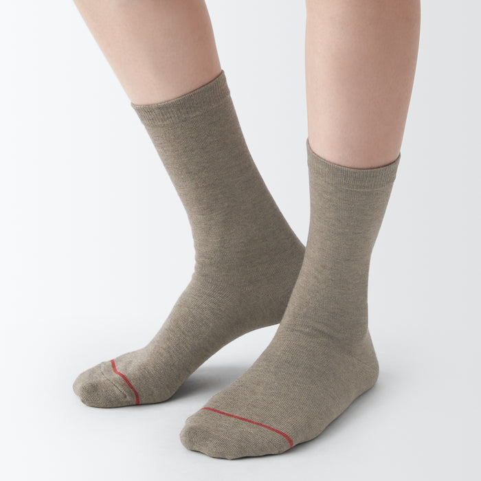 Muji Warm Pile Cotton Socken Herren Grau | KK4N0S02F