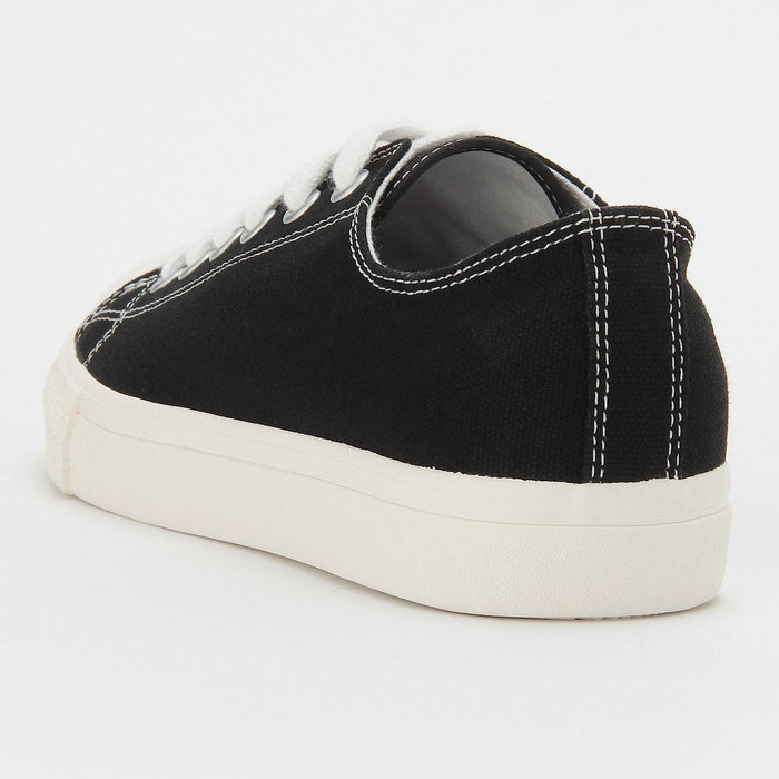 Muji Water Repellent Cushioned with Laces Sneakers Damen Schwarz | DV0D5O37X