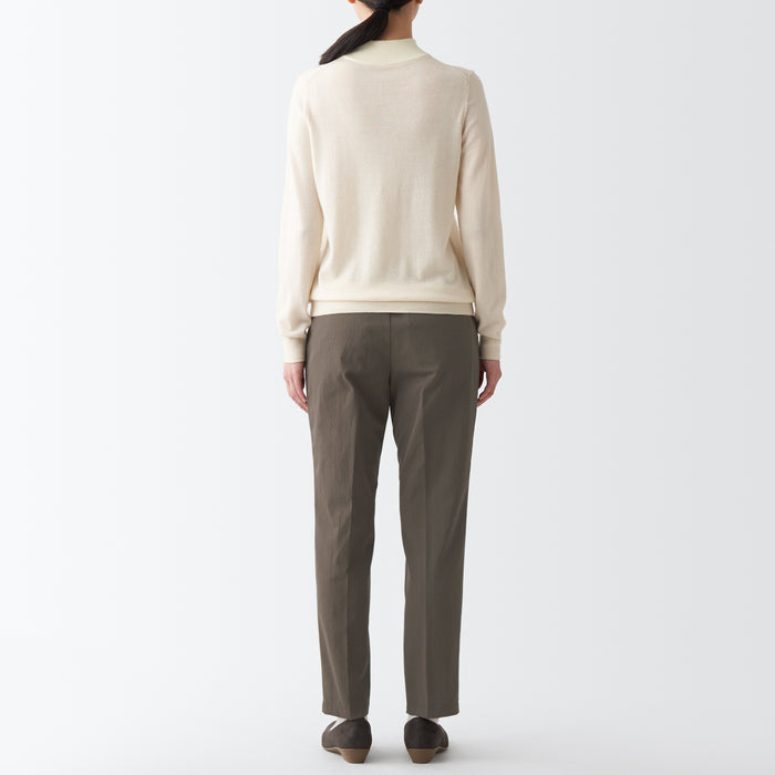 Muji Water Repellent Stretch Tuck Tapered Hose Damen Beige | GL7A8I50J