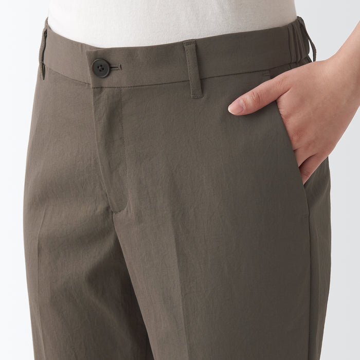 Muji Water Repellent Stretch Tuck Tapered Hose Damen Beige | GL7A8I50J
