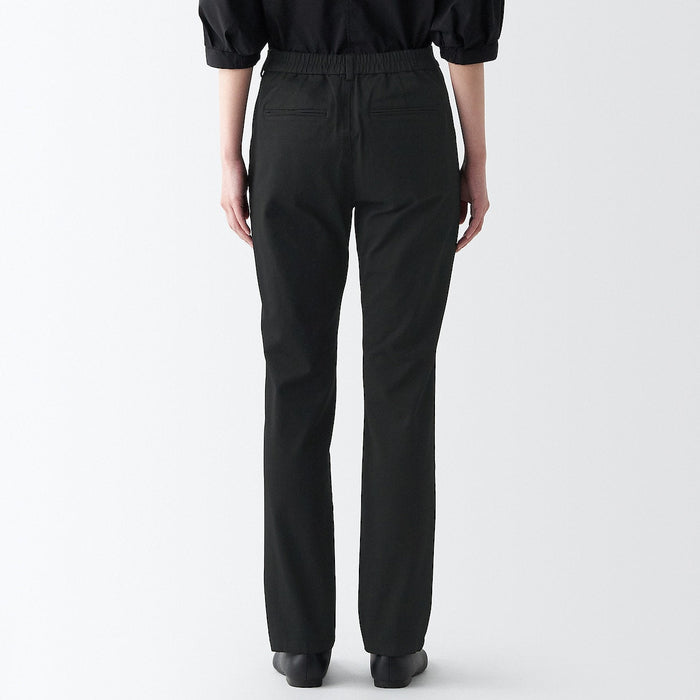 Muji Wo4-Way Stretch Chino Slim Tapered Hose Herren Schwarz | EM0C0K57P
