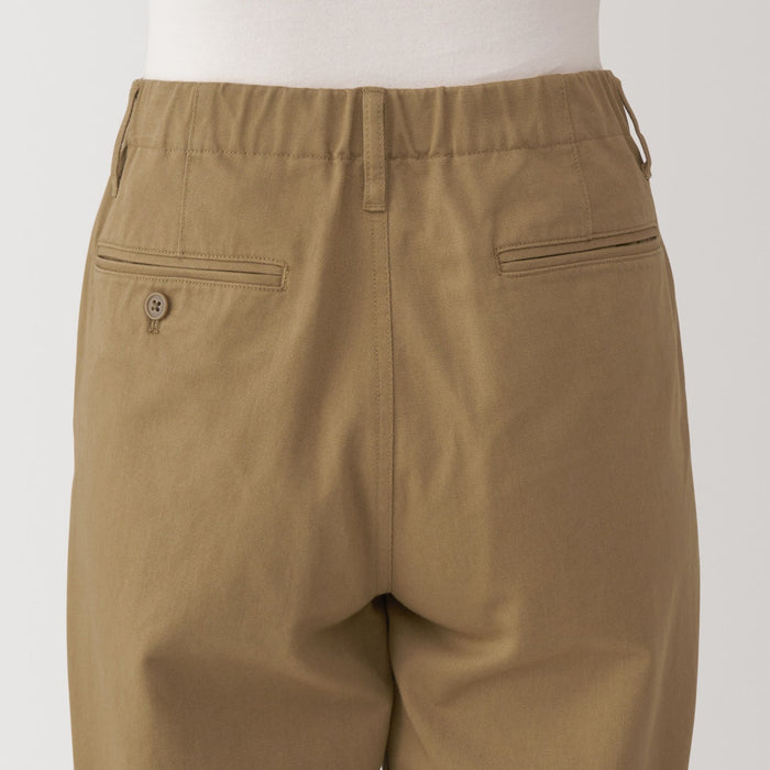 Muji WoSlub Yarn Chino Darted Wide Hose Herren Braun | FR2P0E49Y