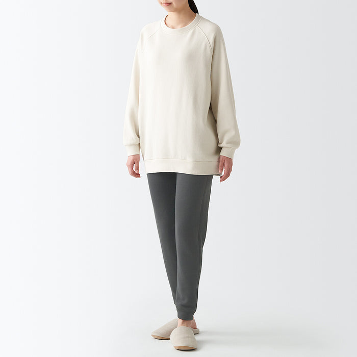Muji WoStretch French Terry Hose Herren Schwarz | WO6J8V41J