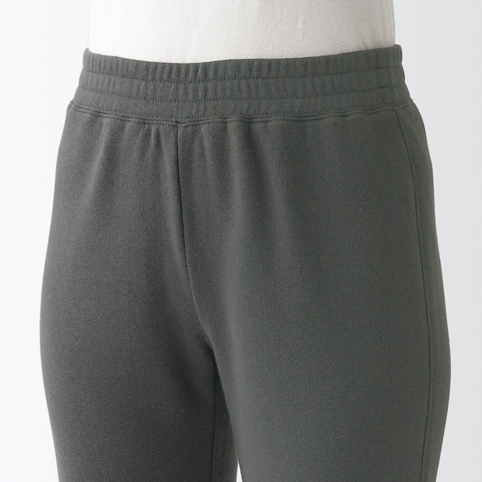 Muji WoStretch French Terry Hose Herren Schwarz | WO6J8V41J