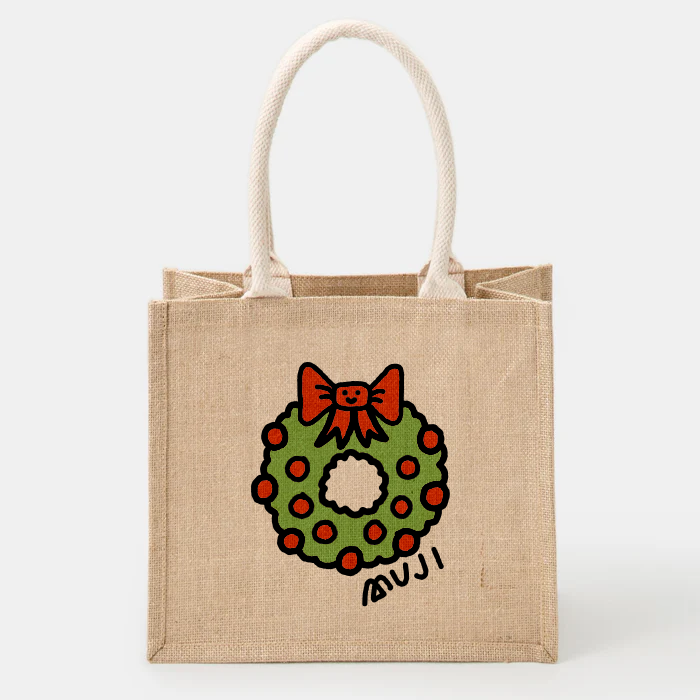 Muji Wreath Jute B5 Tragetaschen Damen Beige | XC9A0J61K